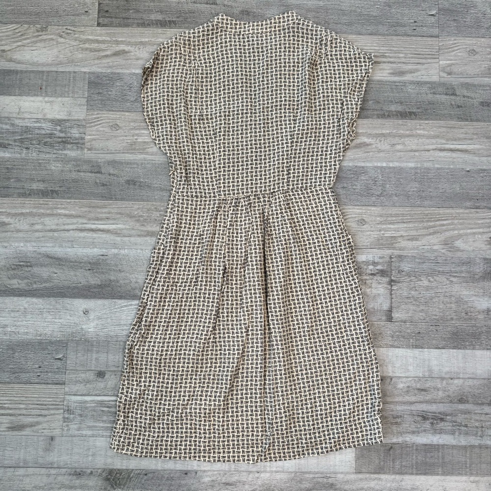 Anthropologie Lil love print lightweight cap sleeve lined dress size 0 H19 - Picture 5 of 5